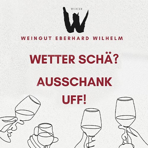Hofausschank im Weingut Eberhard Wilhelm