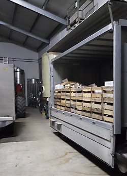 Packen zur Auslieferung der Weine-1